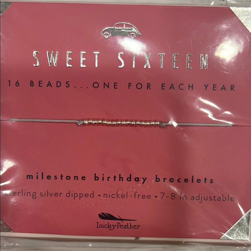 Lucky Feather Sweet Sixteen Bracelet NWT